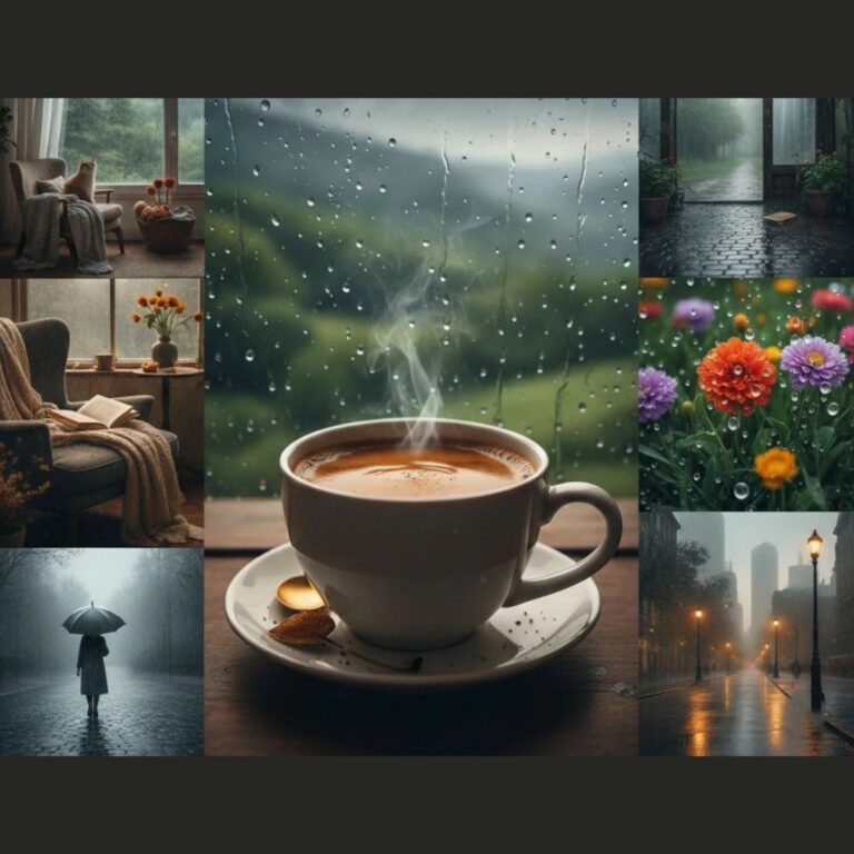 Scarica bellissime immagini buongiorno con la pioggia gratis