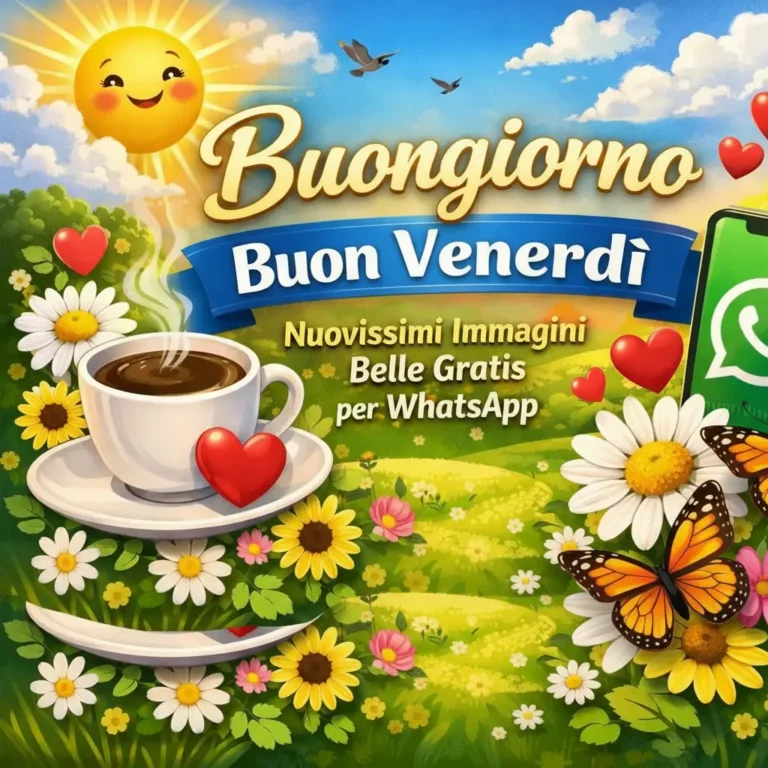 Buongiorno Buon Venerdì: immagini e frasi positive per iniziare bene la giornata