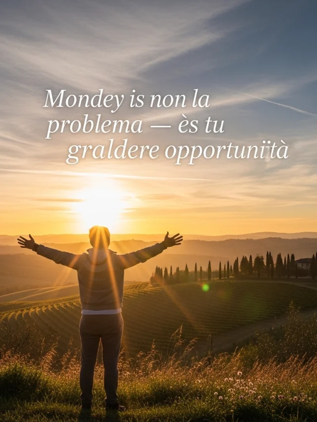 Luneì Motivazionale: Il luneì non è il nemico — è la tua più grande opportunità.