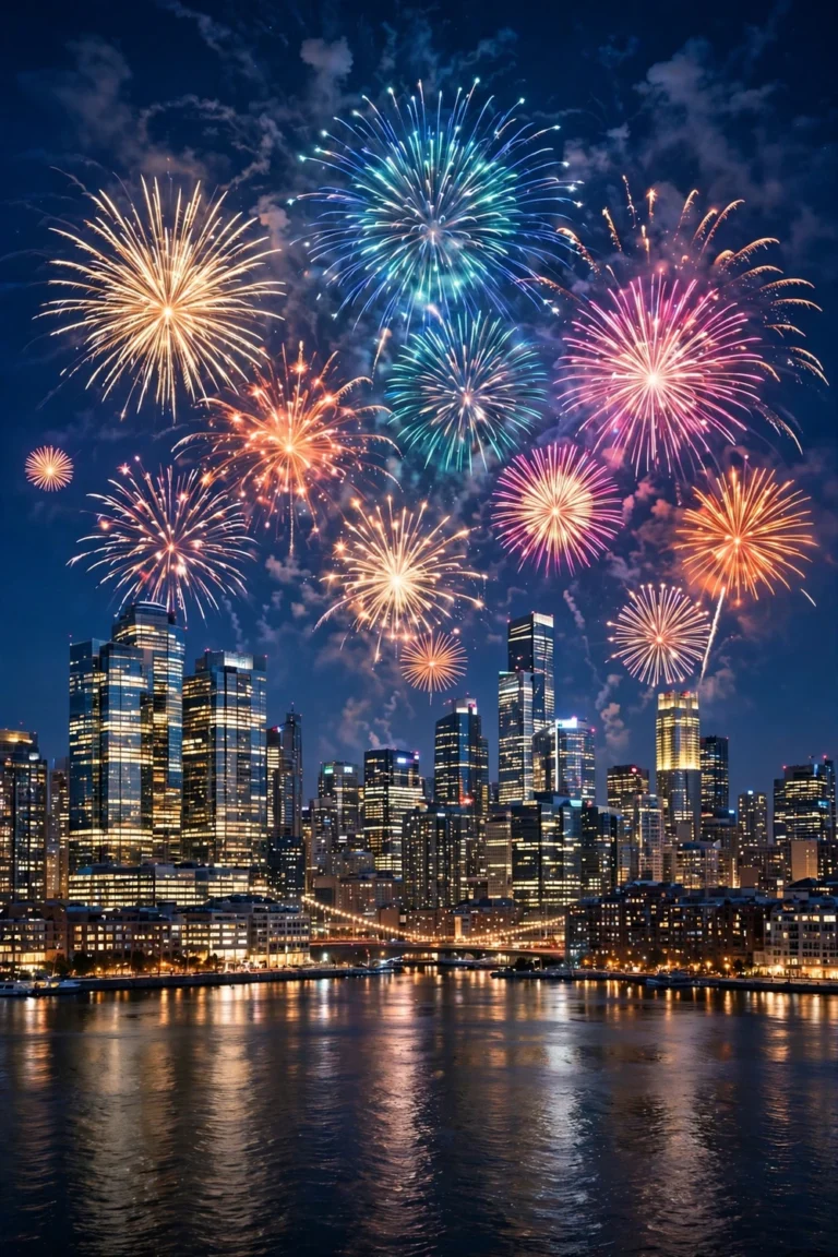 Immagini buongiorno capodanno fuochi