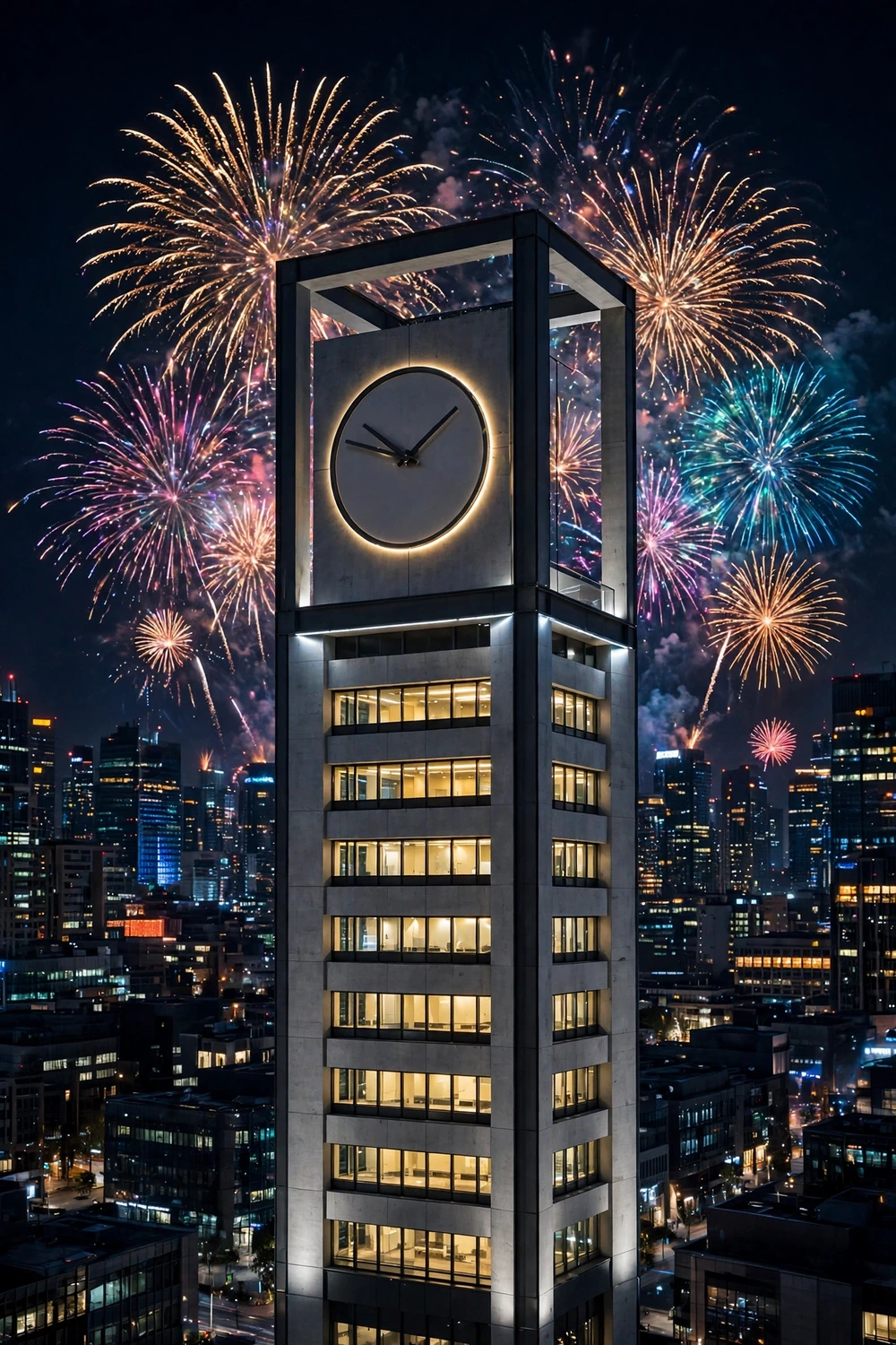 immagini buongiorno capodanno orologio 05